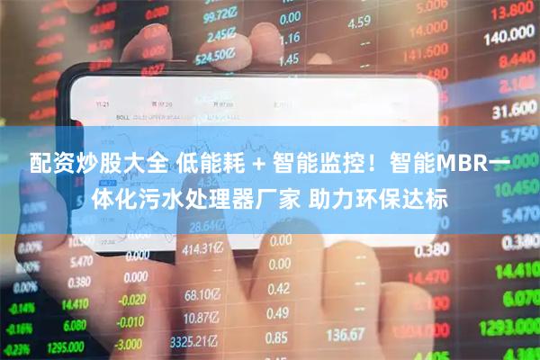 配资炒股大全 低能耗 + 智能监控！智能MBR一体化污水处理器厂家 助力环保达标